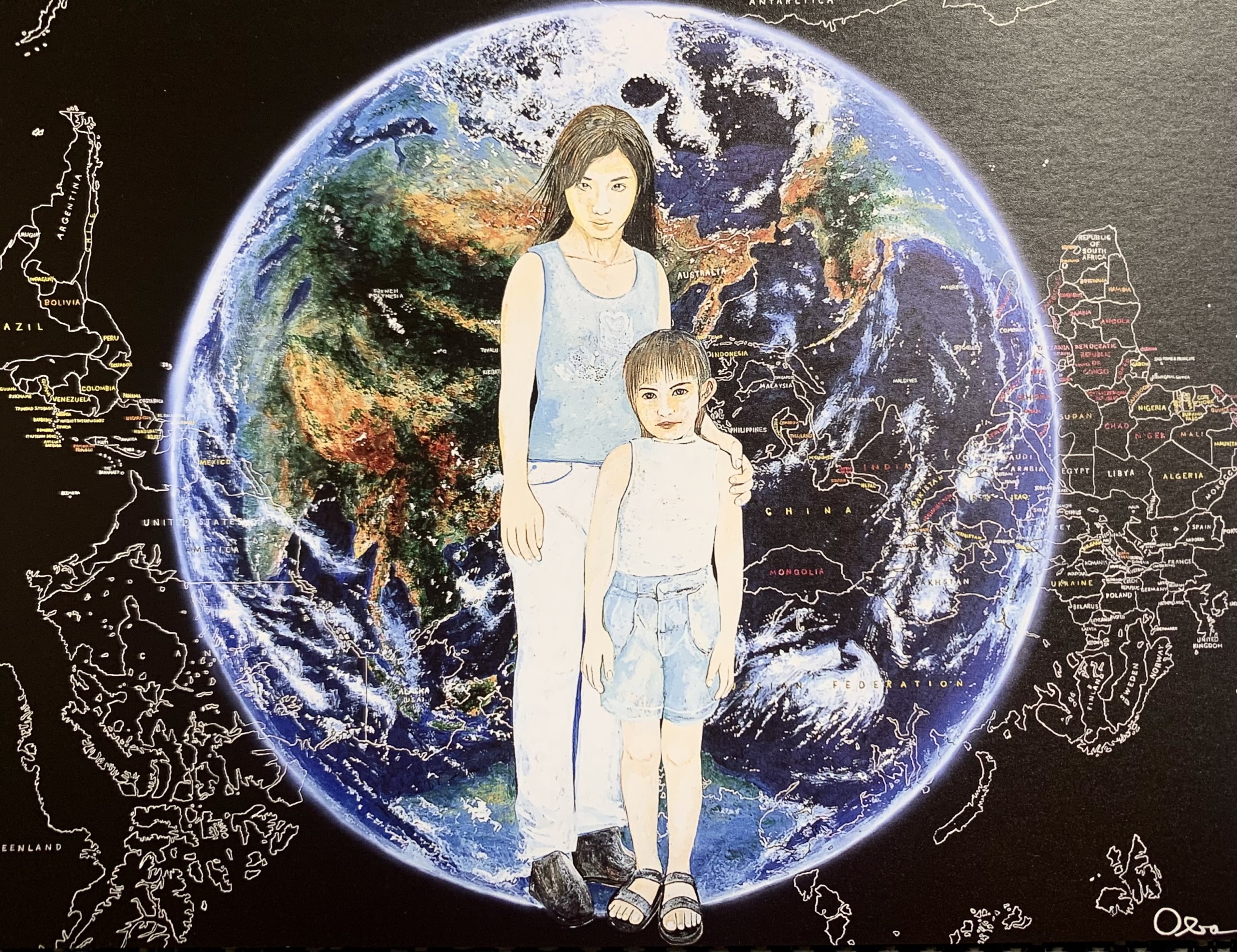 Mother　Earth　Ⅰ　F80　油彩画