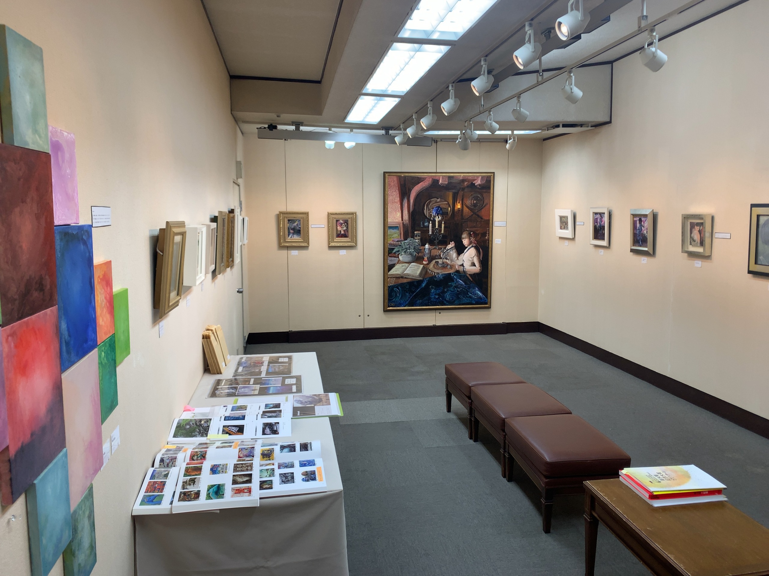 個展　飾りつけ
